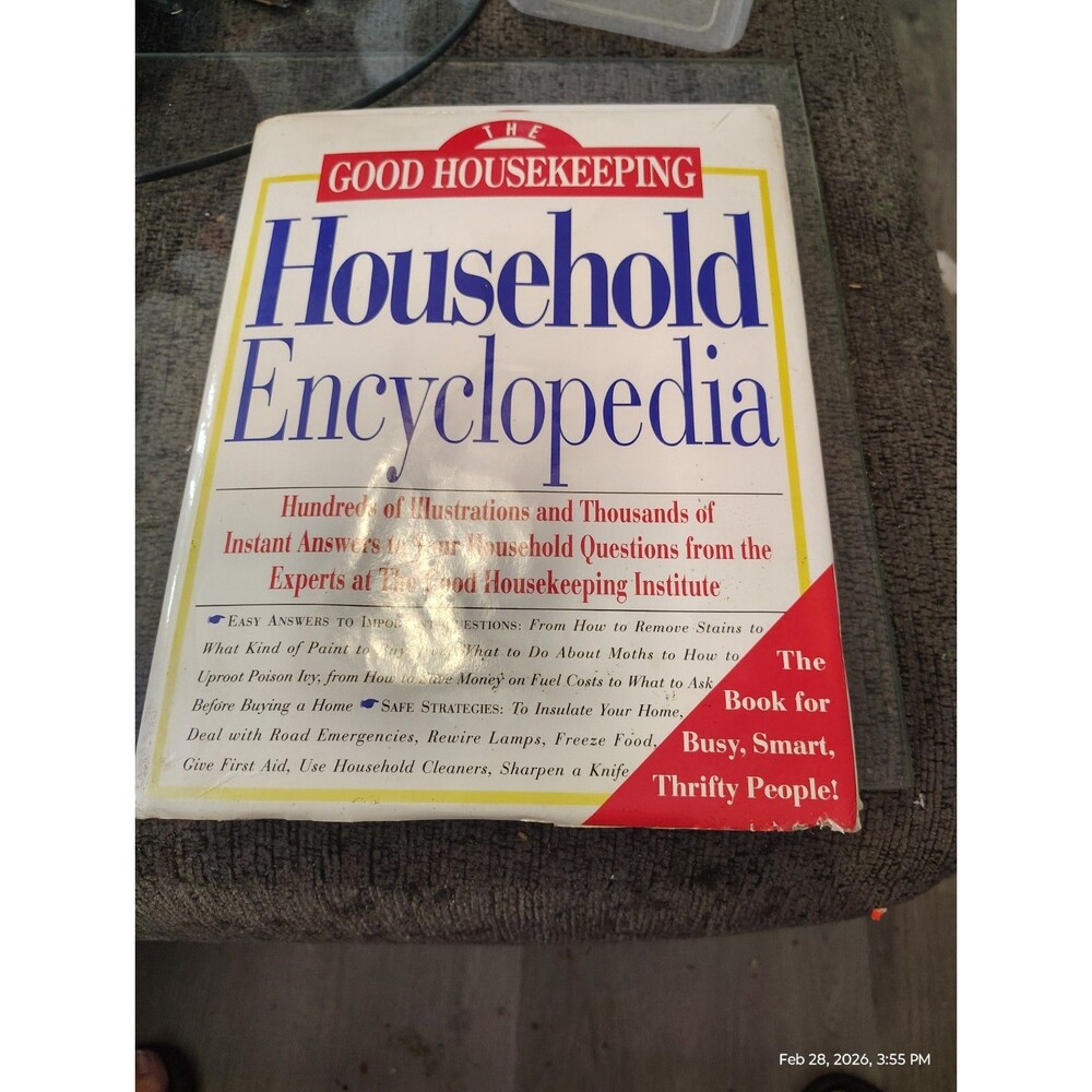 The Good Housekeeping Household Encyclopedia 1993 Hardcover First Edition Hearst